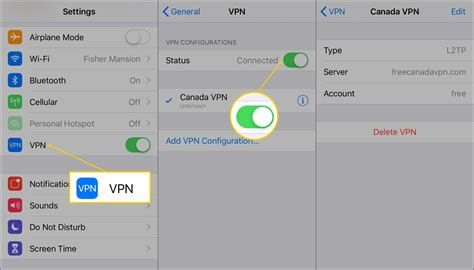 Free Vpn Settings